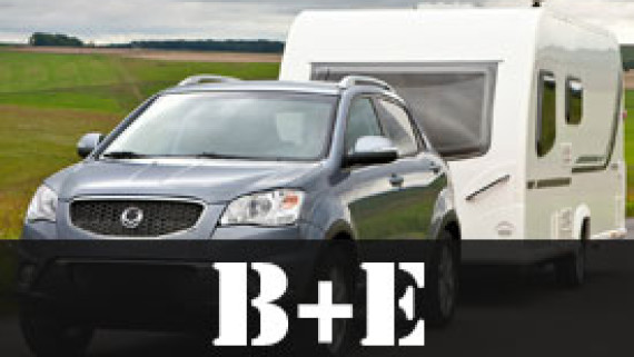 B+E - Osobní auto+vlek